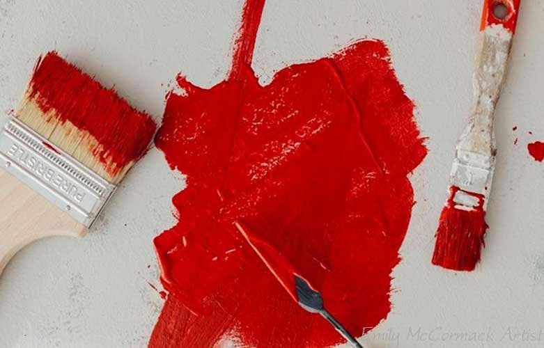 THE COLOUR RED - SHADES AND USES FOR PAINTING